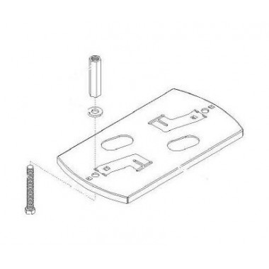 CAME 119RIBX049 Основание монтажное BX-243