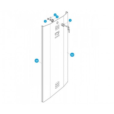 CAME 119RIG174 Дверца тумбы G4040I G4041I