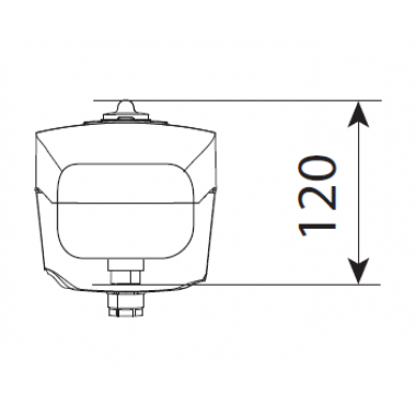 CAME AXI2501 (001SWN25B) голубой самоблокирующийся привод для распашных ворот