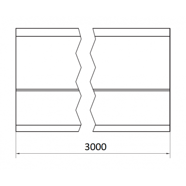 CAME STAGE LB 3 (1700178) рельс направляющий 3 м до 1700 кг