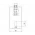 CAME FRS 2 (1700183) скоба направляющая с 2 роликами