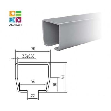 Alutech SG.01.002.А-5.3 рельс