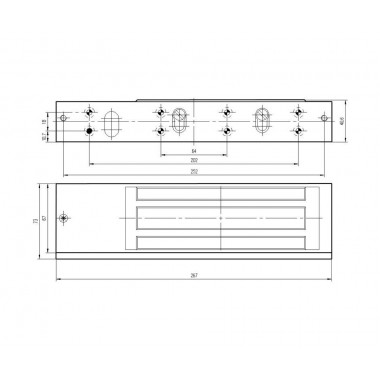 Smartec ST-EL500ML электромагнитный замок 500 кг