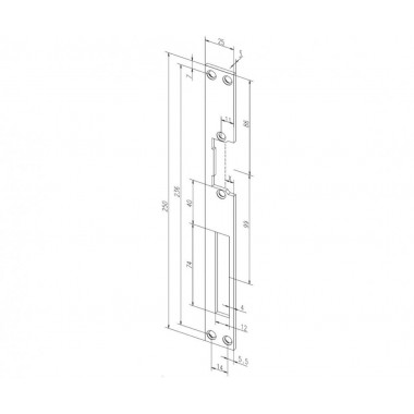 Smartec ST-SL002SP планка