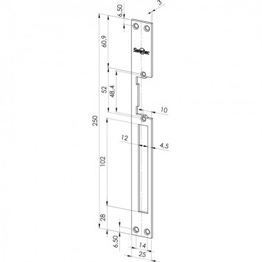 Smartec ST-SL202SP планка