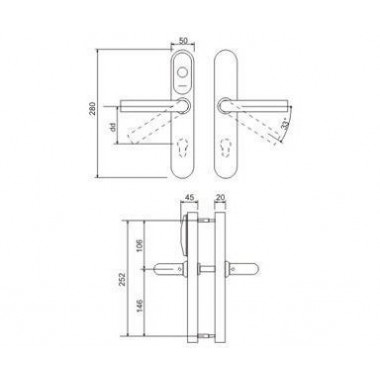 IronLogic Z-Eurolock (мод. 92) (5459) электронная накладка