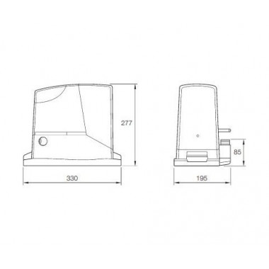 NICE RB250HSBDKIT2 комплект привода для откатных ворот