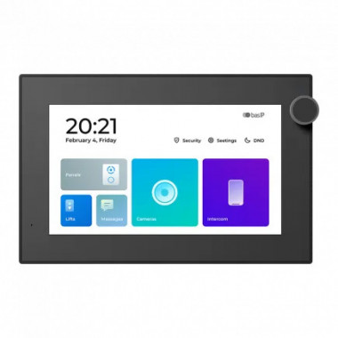 BAS-IP AZ-07LL BLACK 7-дюймовый IP-видеомонитор для помещений