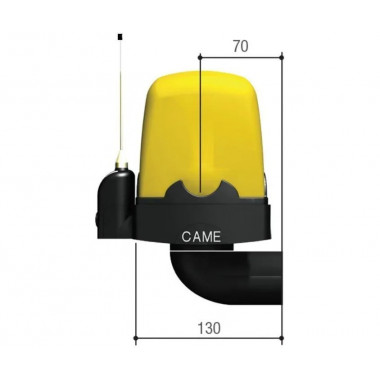 CAME KIARO S (001KIAROS)  кронштейн для настенного крепления KIARO