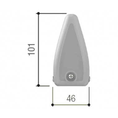 CAME DFWN2000 (001DFWN2000) резиновый чувствительный профиль безопасности с механическим контактом 2 м