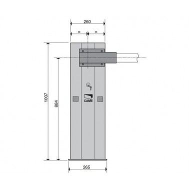 CAME G4000SX Classico (G4000SX KIT) комплект автоматического шлагбаума 4 м CAME G4000SX Classico (G4000SX KIT) комплект автоматического шлагбаума 4 м