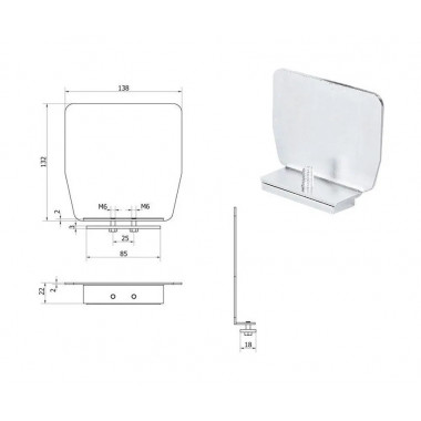 CAME L-КОМПЛЕКТ комплект консольного оборудования до 1700 кг с рельсом 6 м для откатных ворот