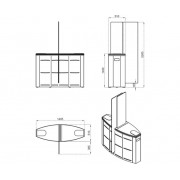 CAME SLIDING GATE SG90 001SG90TS боковой модуль раздвижного турникета ширина прохода 900 мм (левый или правый)