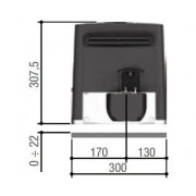 CAME BX704RC KIT (8K01MS-050) комплект автоматики для откатных ворот