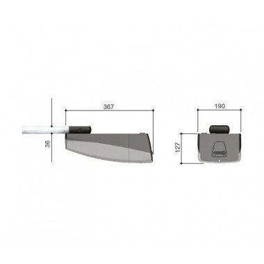 CAME VER08DES 3,2 COMBO KIT комплект автоматики для секционных ворот