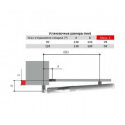 CAME AX402306 привод линейный для распашных ворот