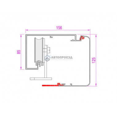 CAME FLUO-SLB BASIC (818SL-0065) автоматика для раздвижных дверей