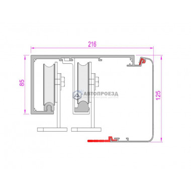 CAME FLUO-SLTE TELESCOPIC EMERGENCY (818ST-0040) автоматика для телескопических дверей