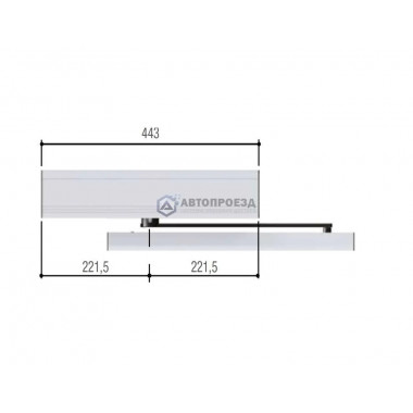 CAME FLUO-SW2 (818SW-0010) автоматика для распашных дверей