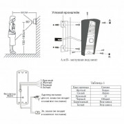 CTV-D10 Plus (серебро) антивандальная вызывная панель для аналоговых видеодомофонов