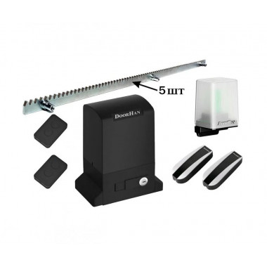 DoorHan SL-1300PRO+PLR5 (SLIDING-1300PRO+PLR5) Комплект привода для откатных ворот с зубчатой рейкой DoorHan SL-1300PRO+PLR5 (SLIDING-1300PRO+PLR5) Комплект привода для откатных ворот с зубчатой рейкой