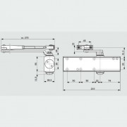 Dorma TS Profil EN 2/3/4/5 BCA коричневый 27112203 доводчик до 150 кг