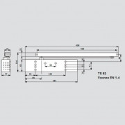 Dorma TS-92 B EN 1-4 белый 42020111 доводчик до 120 кг