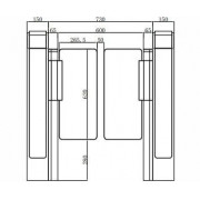 DormaKaba Easy Pass 100 (19990022) турникет скоростной проход