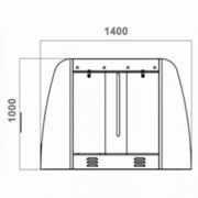 DormaKaba Easy Slide 60 (19990023) турникет скоростной проход с раздвижными створками