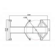 DormaKaba Easy High 70 (19990034) полноростовый турникет