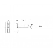 Калитка DormaKaba Easy Swing 30 Спаренная Master (19990026)