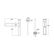 Калитка DormaKaba Easy Swing 40 Одиночная (19990027)