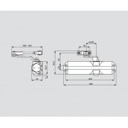 Dorma TS-68 белый 66400111 доводчик до 90 кг
