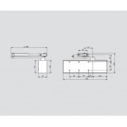 Dorma TS-72 EN 2-4 белый 22232111 доводчик до 90 кг