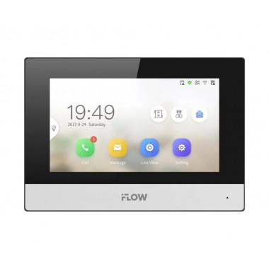 i-FLOW F-VI-3442HPWE1 7“ гибридный IP видеодомофон с Wi-Fi