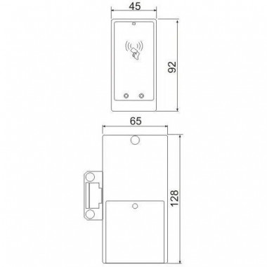 IronLogic Z-695 EHT серебро (10043 / 7015) электромеханический замок для шкафчиков IronLogic Z-695 EHT серебро (10043 / 7015) электромеханический замок для шкафчиков