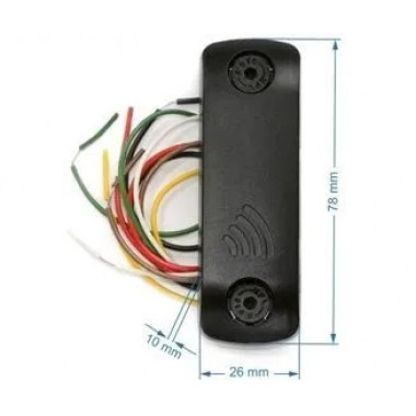 IronLogic CP-Z-3 мод. EH (9622 / 7778 / 12076) темный накладной RFID-считыватель