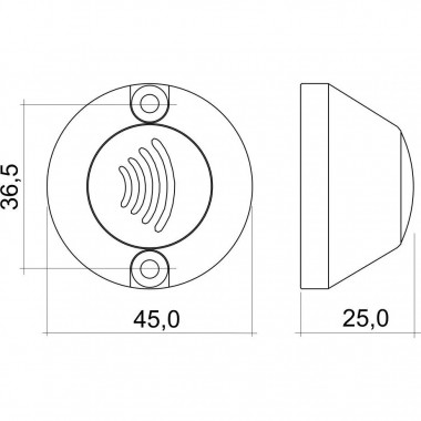 IronLogic CP-Z-2 мод. MF-I (9489 / 7678 / 14386) накладной тёмный антивандальный считыватель