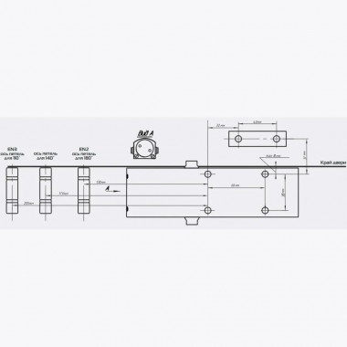 NOTEDO DC-075 бронза доводчик до 70 кг