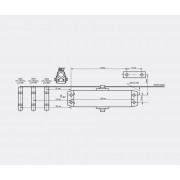 NOTEDO DC-120 Легкий характер серебро доводчик до 140 кг