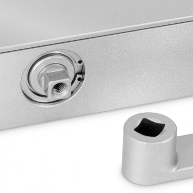 NOTEDO DC-045-155 SL+HO+DA+BC PRO (серебро) доводчик дверной механогидравлический, накладной