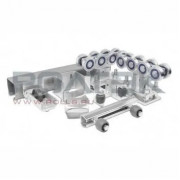 Ролтэк ЕВРО.К.2.7 Комплект консольных систем для откатных ворот весом до 800 кг с рельсом 7 метров и регулировочными подставками