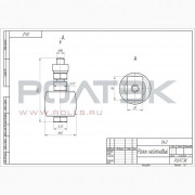 Ролтэк 042 Ролик нейлоновый для систем МИКРО, ЭКО, ЕВРО, МАКС