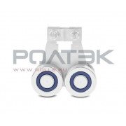 Ролтэк 211.RC74 Тележка для подвесных ворот с креплением под болт до 600 кг. ЕВРО (RC74)