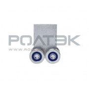 Ролтэк 212.RC55 Тележка для подвесных ворот универсальная до 200 кг. МИКРО (RC55)