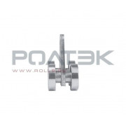 Ролтэк 213.RC59 Тележка для подвесных ворот с отверстием закругленная до 350 кг. ЭКО (RC59)