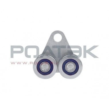 Ролтэк 213.RC74 Тележка для подвесных ворот с отверстием закругленная до 600 кг. ЕВРО (RC74).