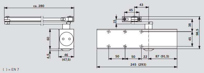 Габаритные размеры
